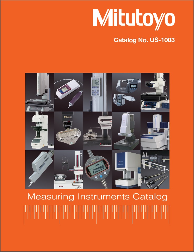 Mitutoyo Catalog Cover Total Quality Systems