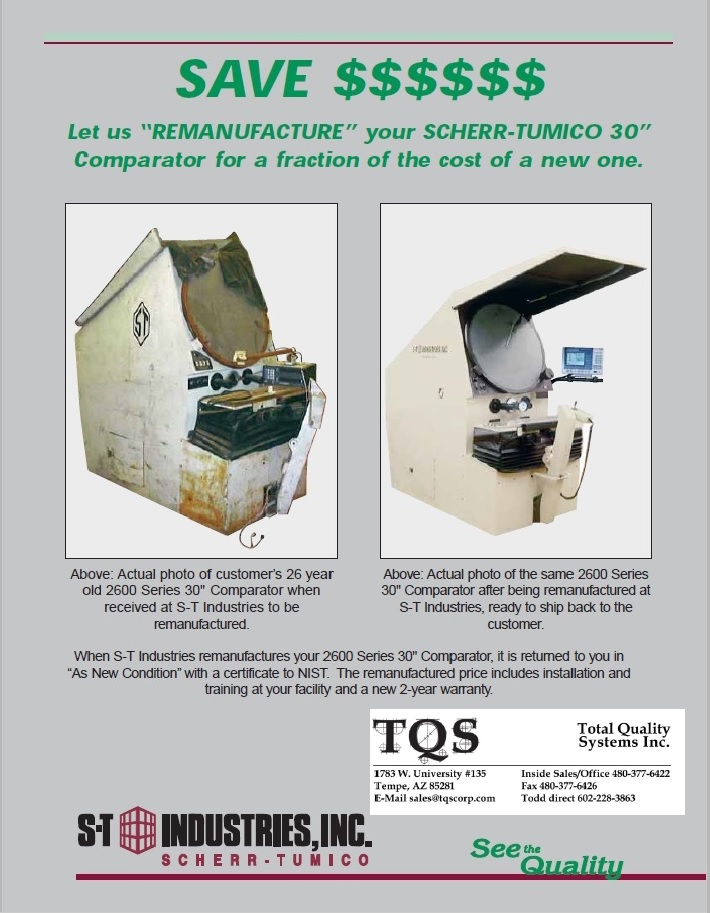 ST Rebuilt 30” Comparator