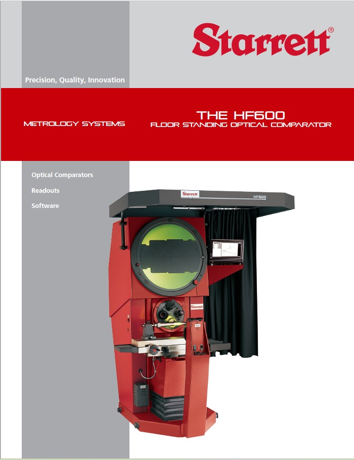 Starrett HF600 Brochure Starrett HF600 Brochure