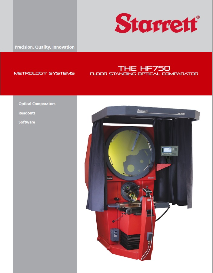 Starrett HF750 Brochure Starrett HF750 Brochure