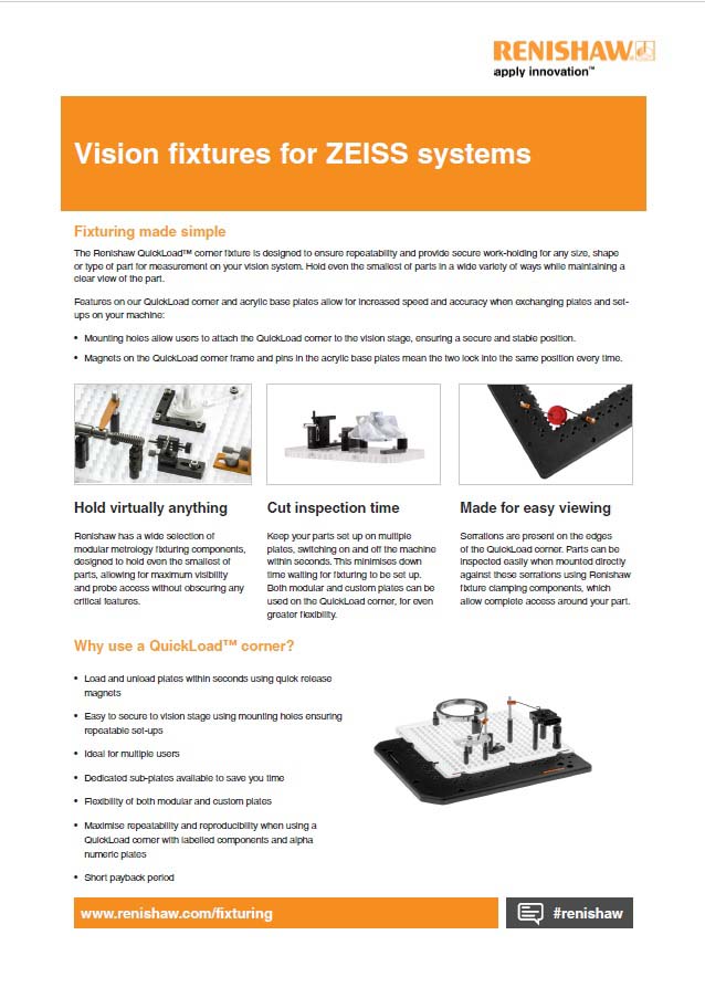 Vision Systems for ZEISS Systems Brochure